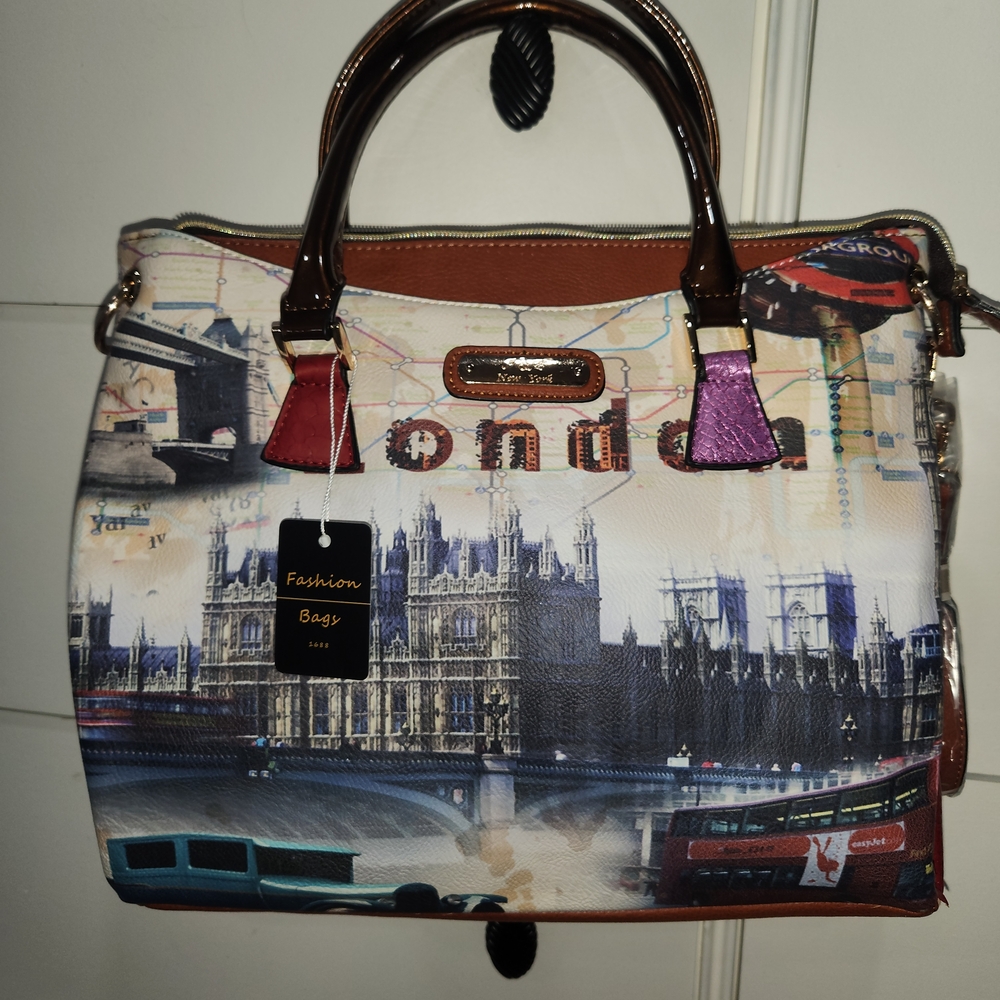 London Skyline Satchel Bag